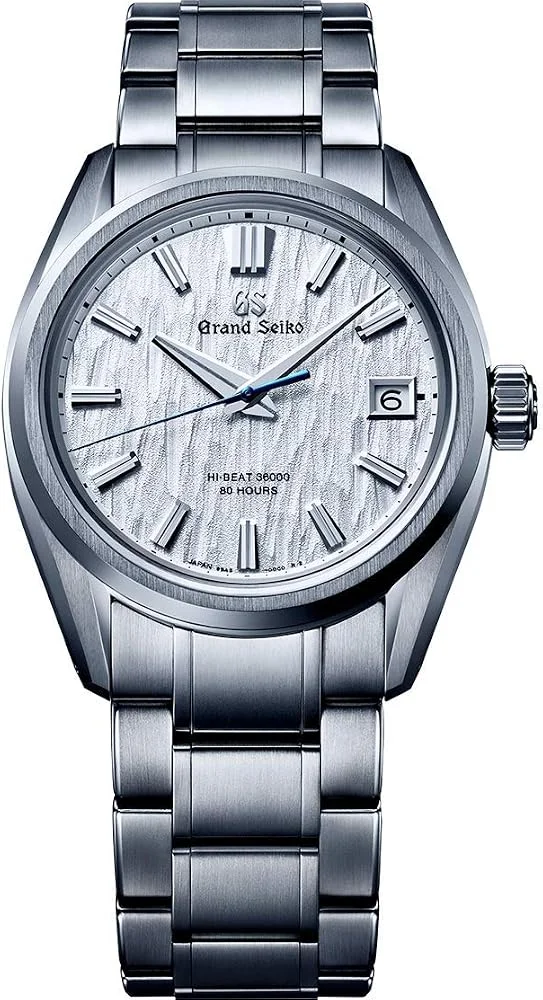 Grand Seiko Evolution 9 Hi-Beat SLGH005 "White Birch" (40mm steel, 9SA5 36,000 vph, 80 hours, steel bracelet) — reference photograph