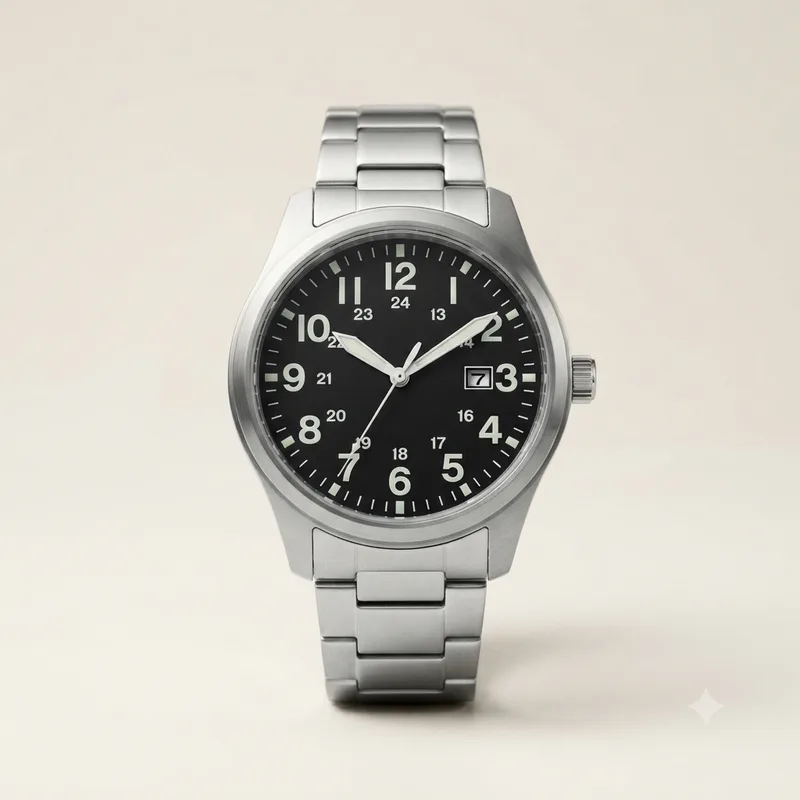 Illustrative render of the Citizen Eco-Drive Garrison Field AW0050 (AW0050-82E) sport watch