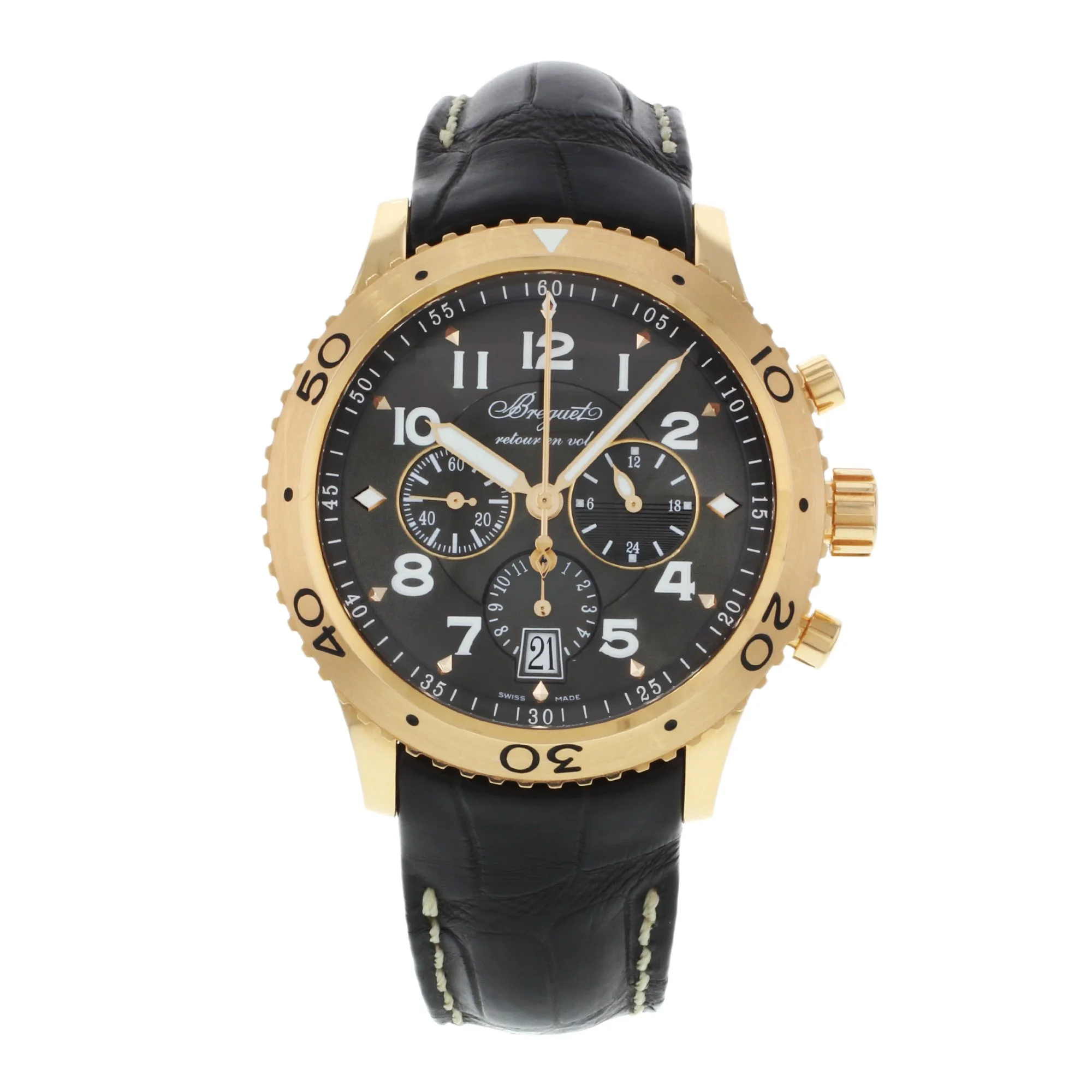 Breguet Type XXI 3810BR flyback chronograph (18k rose gold)