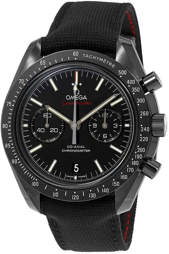 Omega Speedmaster Dark Side of the Moon 44.25mm 311.92.44.51.01.007 (black ceramic, black dial, black fabric strap) — reference photograph