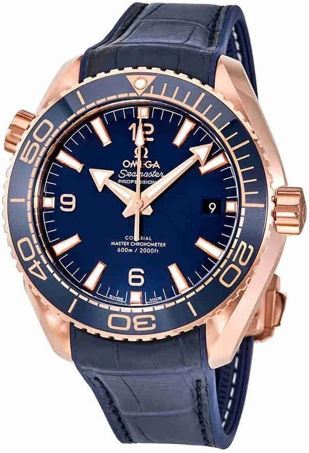 Omega Seamaster Planet Ocean 600M 43.5mm (Sedna gold, blue ceramic)