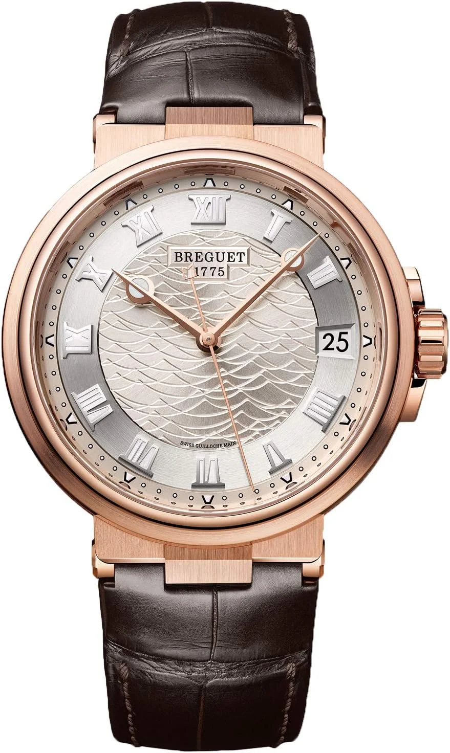Breguet Marine 5517 (18k rose gold, wave dial)