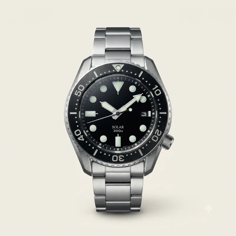 Illustrative render of the AREXTN Triton Solar Dive (Triton Solar Dive) dive watch