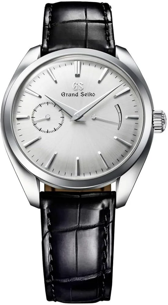 Grand Seiko Elegance Hand-wound SBGK007 (39mm steel, 9S63 with small seconds and power reserve, silver dial, crocodile strap) — reference photograph