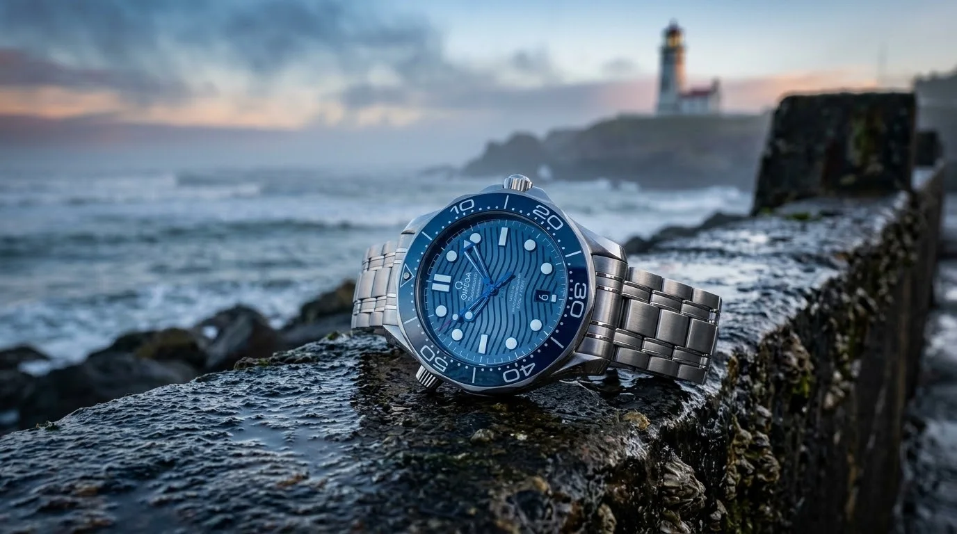 Illustrative render of a Omega Seamaster Diver 300M