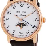 Villeret Quantième Complet 8 Jours (red gold, enamel dial)