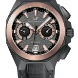 Chrono Hawk Hollywoodland 49970-34-232-BB6A (black DLC titanium, rose gold bezel, grey honeycomb dial)