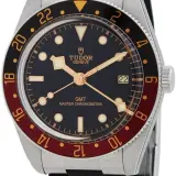 Black Bay 58 GMT 39mm M7939G1A0NRU-0002 (steel, black and burgundy 24-hour bezel, black gilt dial, rubber strap)