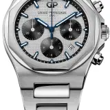 Laureato Chronograph 42 81020-11-131-11A (steel, silver dial with black counters, bracelet)