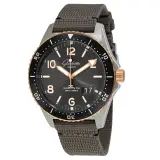 SeaQ Panorama Date 1-36-13-04-91-34 (steel and red gold, grey dial, nylon strap)