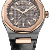 Laureato 42 (titanium and pink gold, grey Clous de Paris dial, alligator strap)