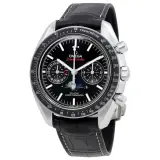 Speedmaster Moonphase Co-Axial Master Chronometer Chronograph 44.25mm 304.33.44.52.01.001 (steel, black dial, black alligator strap)