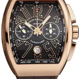 Vanguard V 45 CC DT chronograph (18k rose gold, brown dial, brown alligator strap)