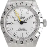 Black Bay Pro 39mm M79470-0004 (steel, fixed 24-hour bezel, opaline dial, riveted steel bracelet)