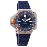 Seamaster Ploprof 1200M Co-Axial Master Chronometer 55 x 48mm 227.60.55.21.03.001 (titanium and Sedna gold, blue lacquered dial)