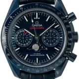 Speedmaster Moonphase Chronograph "Blue Side of the Moon" 44.25mm 304.93.44.52.03.001 (blue ceramic, blue dial, leather strap)