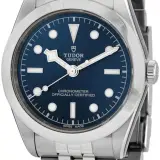 Black Bay One 39 M79660-0002 (steel, smooth bezel, blue dial, 5-link steel bracelet)