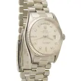 Day-Date 1803 (18k white gold, diamond dial, President, about 1970)