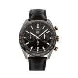 Carrera Chronograph 44mm CBN2A5A.FC6481 (steel and 18k rose gold, black dial, black alligator strap, TH20-00)