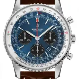 Navitimer B01 Chronograph 43 AB0121211C1P2 (steel, blue dial, brown alligator strap)