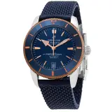 Superocean Heritage B20 Automatic 42 UB2010161C1S1 (steel and 18k red gold, blue dial, blue rubber strap)