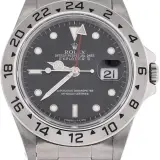 Explorer II 40 (steel, black dial, fixed 24-hour bezel, Oyster bracelet, pre-owned)