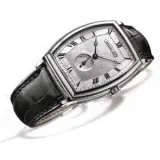 Heritage 3660BB (18k white gold, tonneau, silver engine-turned dial)