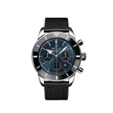 Superocean Heritage B01 Chronograph 44 AB0162121C1S1 (steel, blue dial, black rubber strap)