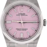 Oyster Perpetual 36 (steel, candy pink dial, Oyster bracelet, dated warranty card, pre-owned)