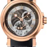 Marine Dual Time 5857 (18k rose gold, rubber)