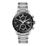 Carrera Chronograph 41mm CBM2110.BA0651 (steel, black dial, ceramic bezel, steel bracelet, Calibre 16)