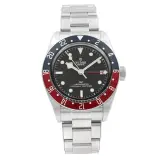Black Bay GMT 41mm M79830RB-0001 (steel, burgundy and blue bezel, black dial, riveted steel bracelet)