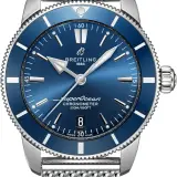 Superocean Heritage B20 Automatic 44 AB2030161C1A1 (steel, blue dial and bezel, mesh bracelet)