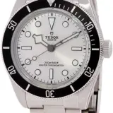 Black Bay 68 43mm M7943A1A0NU-0002 (steel, black bezel, sun-brushed silver dial, steel bracelet)
