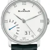 Villeret Grande Date Jour Retrograde 6668-1127-55B (steel, white dial, alligator strap)