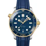 Seamaster Diver 300M Co-Axial Master Chronometer 42mm 210.22.42.20.03.001 (steel and yellow gold, blue ceramic dial, blue rubber strap)